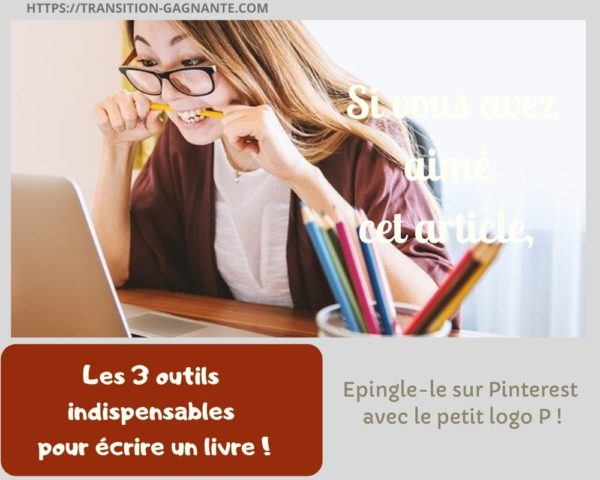 Pinterest épinglé article 3 outils pour écrire un livre